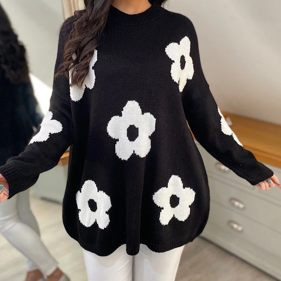 MADE IN ITALY FABULOUS OVERSIZED SWEATER - Picture 1 of 2